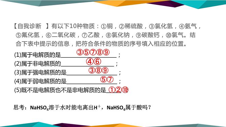 山东科技版高中化学必修第一册 2.2.2《电解质在水溶液中的反应》课件PPT第4页