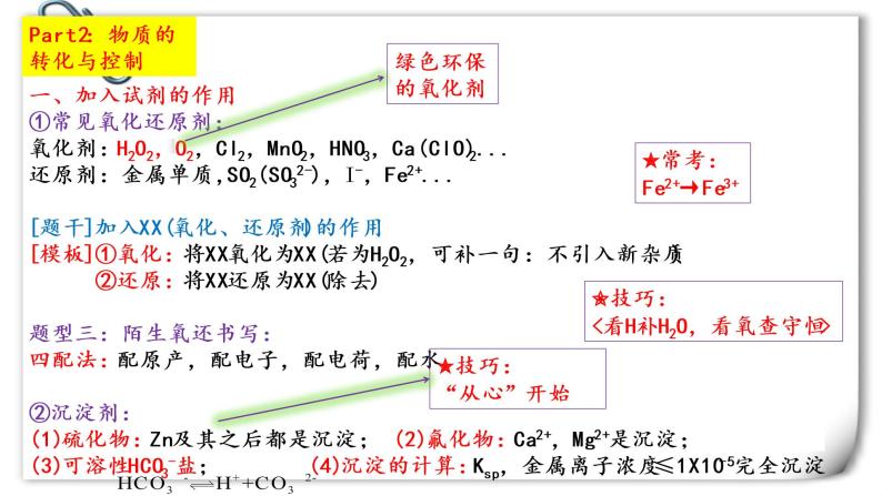 2022届高三化学二轮复习之工业流程 课件07