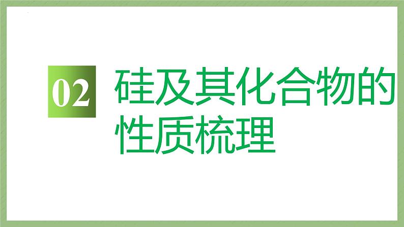 2023届高三化学一轮复习 非金属及其化合物 硅及其化合物 课件第7页