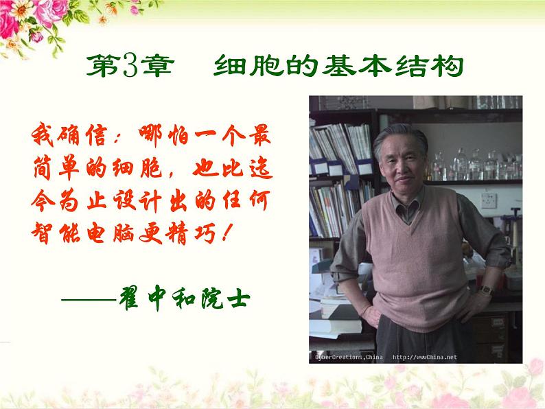 2023届高三一轮复习生物:必修1+第3章+细胞膜+细胞核课件01