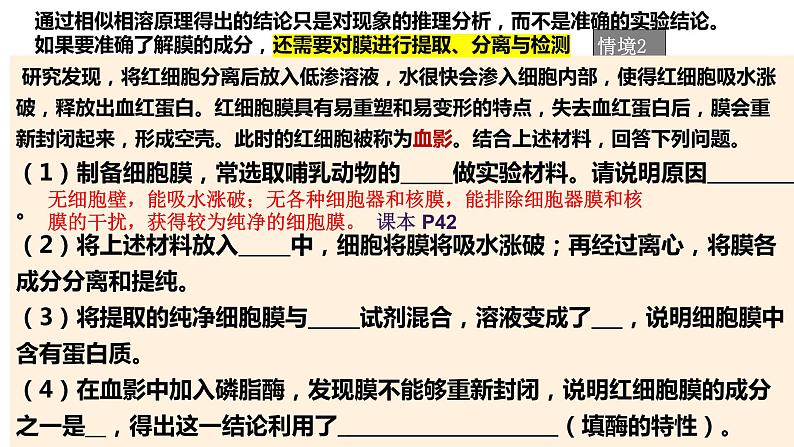 2023届高三一轮复习:细胞膜的结构与功能课件第8页