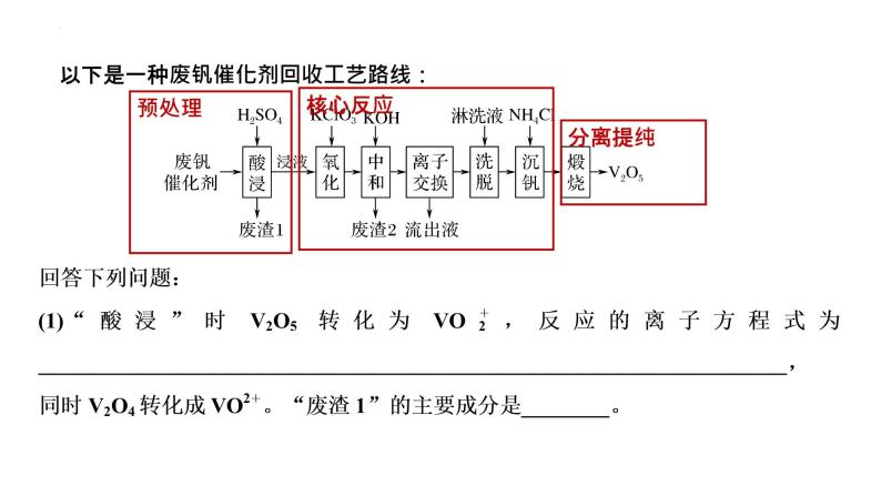 2023届高三化学一轮复习  工业流程图  课件06