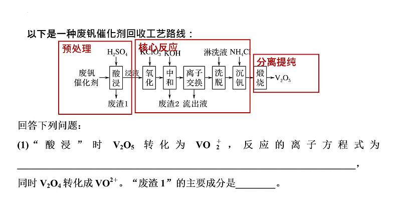 2023届高三化学一轮复习 工业流程图 课件06