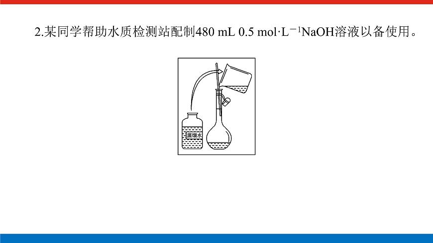 實(shí)驗(yàn)活動(dòng)1  配制一定物質(zhì)的量濃度的溶液第5頁