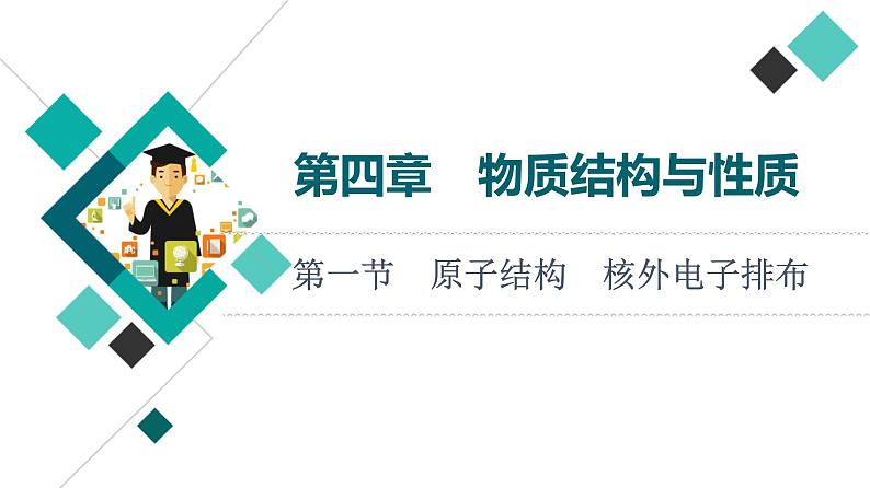 人教版高考化学一轮总复习第4章第1节原子结构核外电子排布课时教学课件第1页