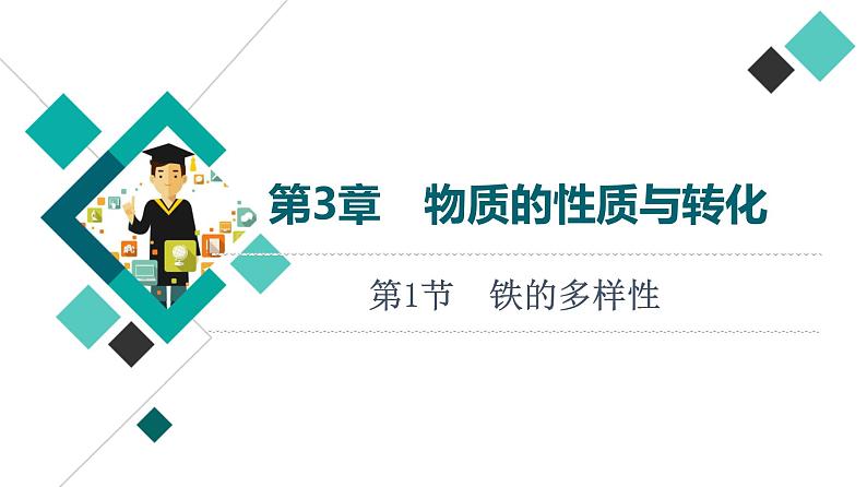鲁科版高考化学一轮总复习第3章第1节铁的多样性课件第1页