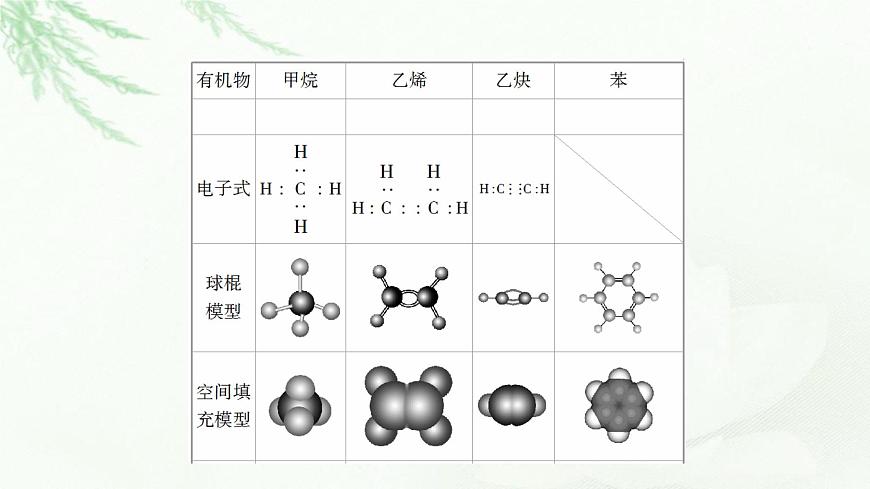 蘇教版高中化學選擇性必修3專題2第1單元基礎課時3有機物中碳原子的成鍵特點及有機物結構的表示方法課件第7頁