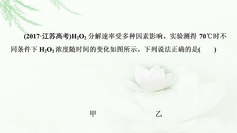 苏教版高中化学选择性必修1专题2第1单元能力课时4化学反应速率课件06