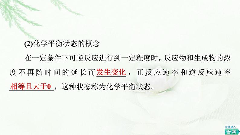 鲁科版高中化学必修第二册第2章第3节基础课时11化学反应的限度课件第8页