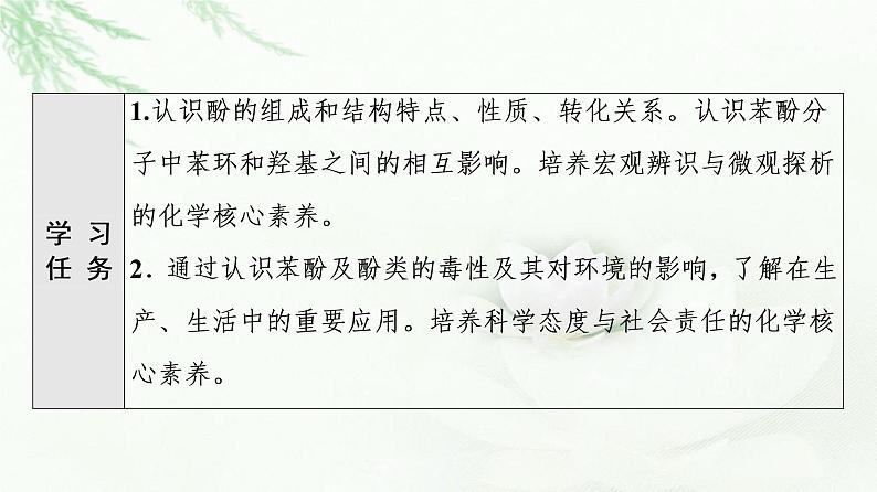 鲁科版高中化学选择性必修3第2章第2节基础课时11酚课件第2页