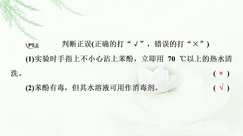 鲁科版高中化学选择性必修3第2章第2节基础课时11酚课件第8页