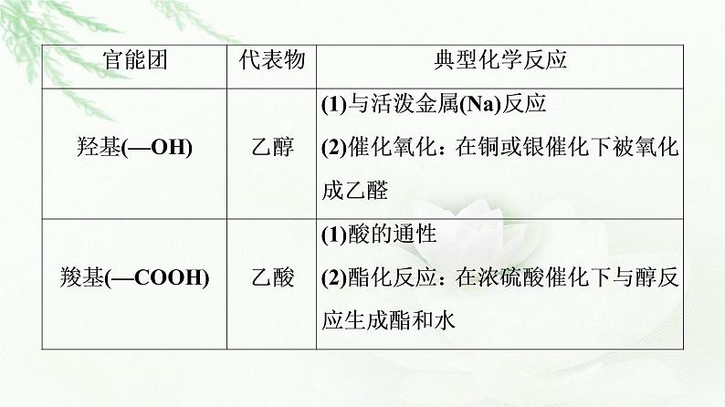 人教版高中化学必修第二册第7章第3节能力课时7多官能团有机物和常见有机物衍变关系课件第5页