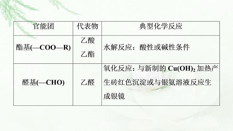 人教版高中化学必修第二册第7章第3节能力课时7多官能团有机物和常见有机物衍变关系课件第6页