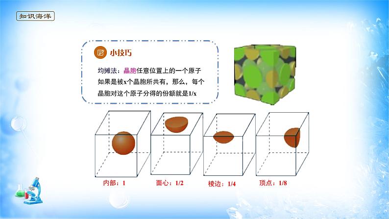课件 3.1 物质的聚集状态与晶体的常识(3)(晶胞、晶体结构的测定)-高中化学选择性必修2(新教材同步课件)第7页