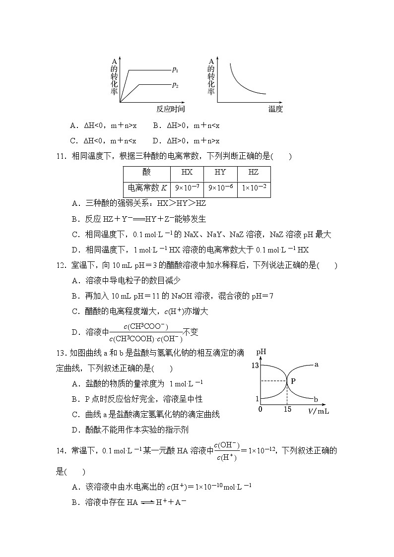 2020武威十八中高二上学期期末考试化学试题含答案第3页