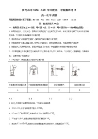 2021驻马店高一上学期期终考试化学试题含答案