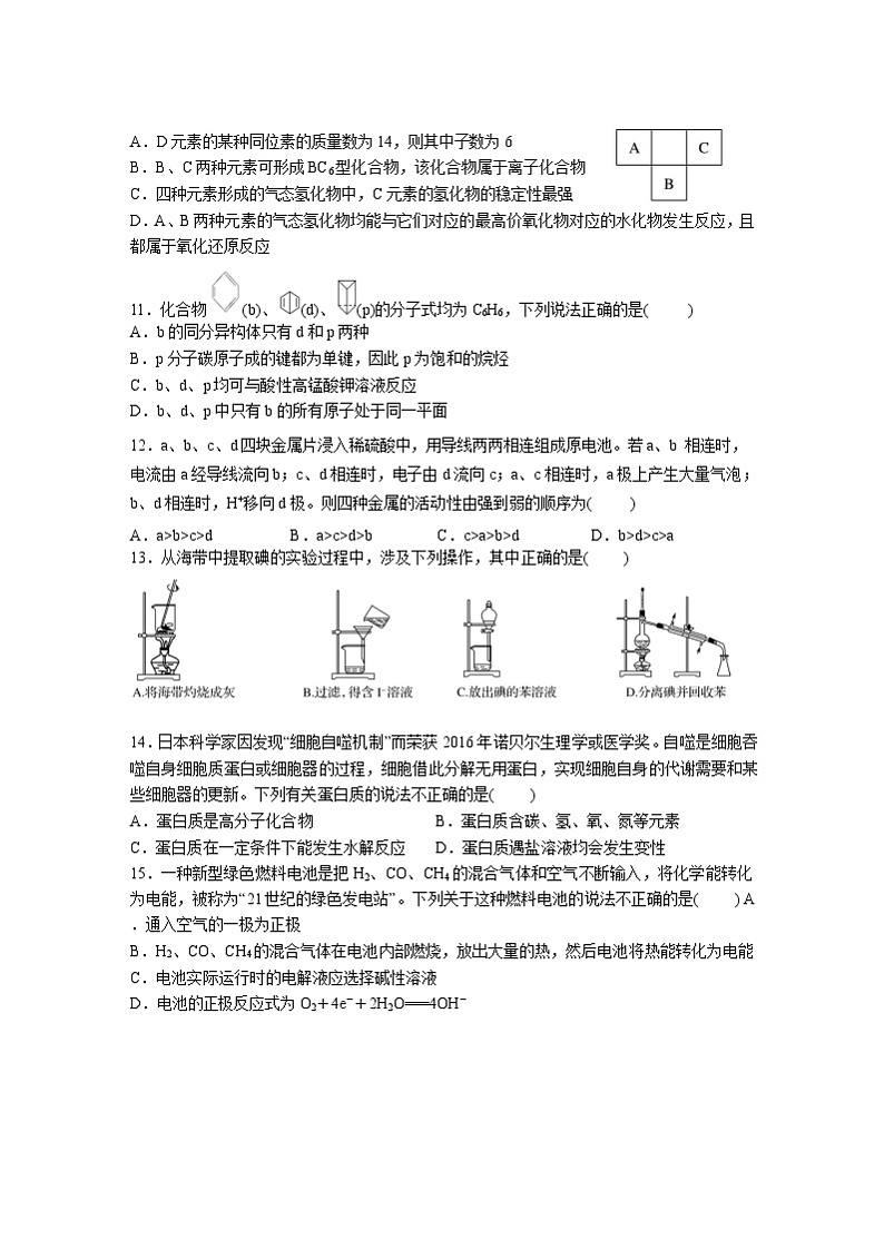 化学试题第3页