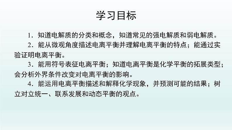 第三章 水溶液中的离子反应与平衡_第一节 电离平衡(第1课时)-课件第2页