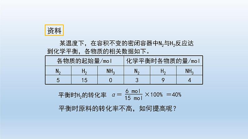 高二【化学(人教版)】化学平衡 (第三课时)-课件第2页