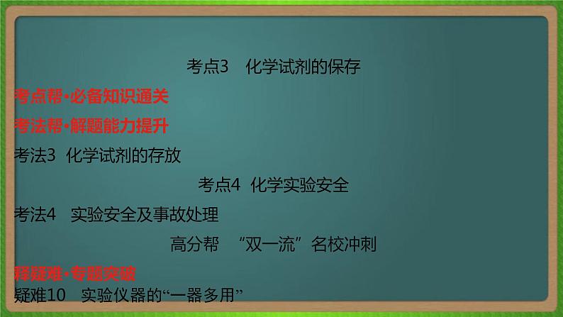 专题二十一 化学实验基础-2023届(新高考)高考化学二轮复习课件第6页