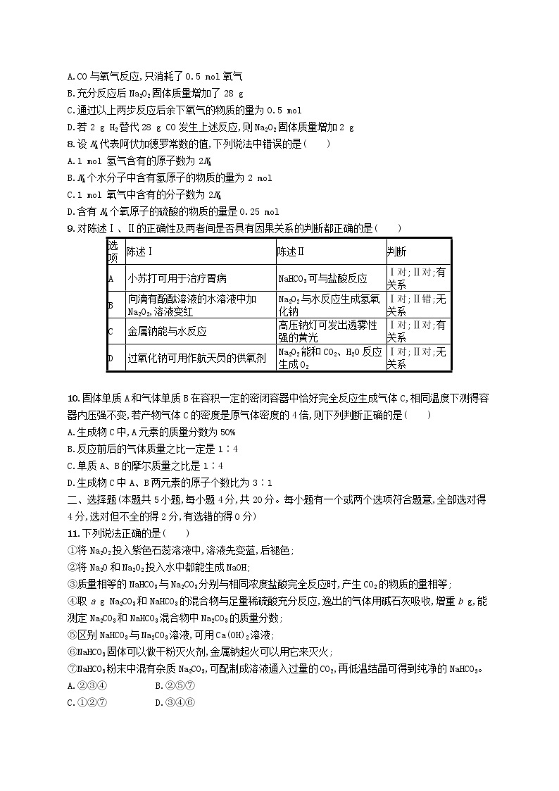 鲁科版高中化学必修第一册第1章认识化学科学本章整合课件+试题02