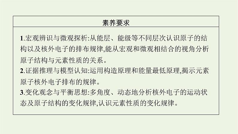 人教版高考化学一轮复习第5单元原子结构元素周期律第1节原子结构元素周期表课件第3页