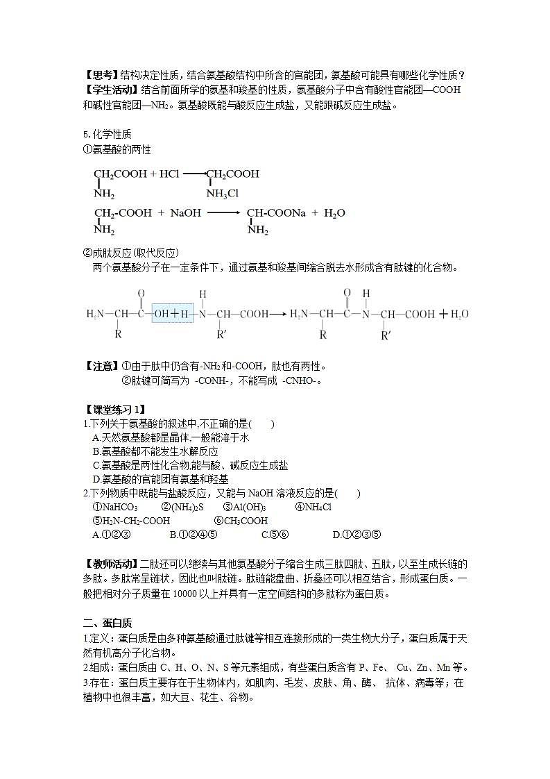 4.2 蛋白质课件+教案03