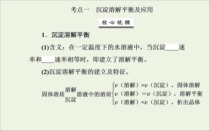 人教版高考化學一輪復習第8章水溶液中的離子平衡第4講難溶電解質的溶解平衡課件第3頁
