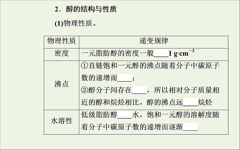人教版高考化学一轮复习第11章有机化学基础第3讲烃的含氧衍生物课件第5页