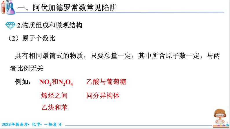 【备战2023高考】化学考点全复习——2.1.2《阿伏加德罗常数常见陷阱》复习课件(新教材新高考)第7页
