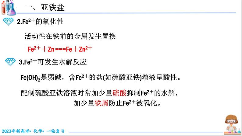 【备战2023高考】化学考点全复习——3.2.2《铁盐》复习课件(新教材新高考)第4页