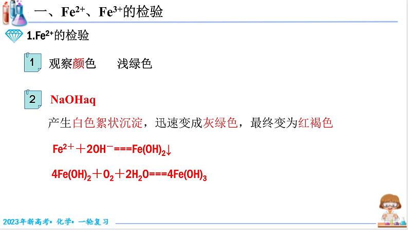 【备战2023高考】化学考点全复习——3.2.2《铁盐》复习课件(新教材新高考)第8页
