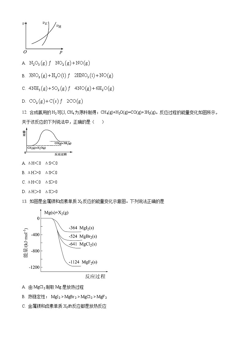 新疆维吾尔自治区喀什第二中学2022-2023学年高二上学期第一次月考化学试题无答案第3页