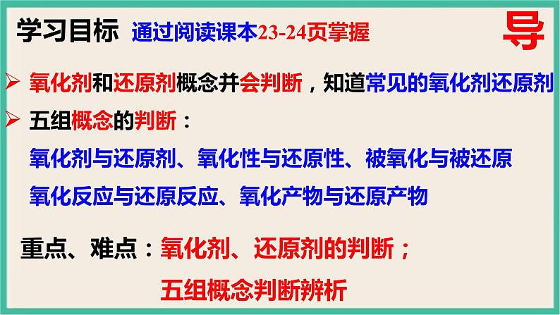 1.3《氧化剂与还原剂》(第二课时) 课件PPT第2页