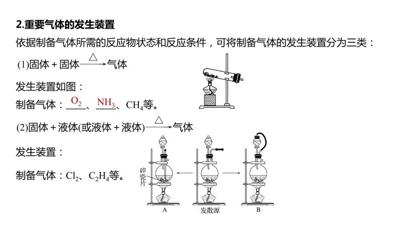 (新高考)高考化学大一轮复习课件第4章第24讲常见气体的实验室制备、净化和收集(含解析)04