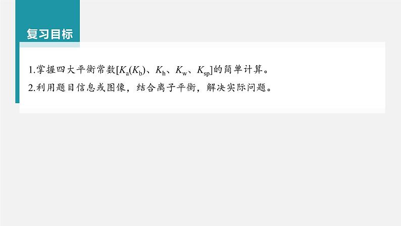 (新高考)高考化学大一轮复习课件第8章第54讲水溶液中四大平衡常数的综合应用(含解析)02