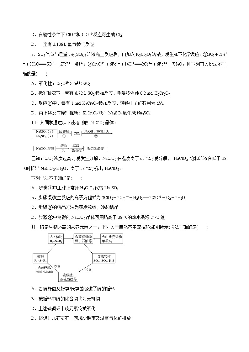 (新高考)高考化学一轮复习讲测练专题四能力提升检测卷(原卷版)第3页