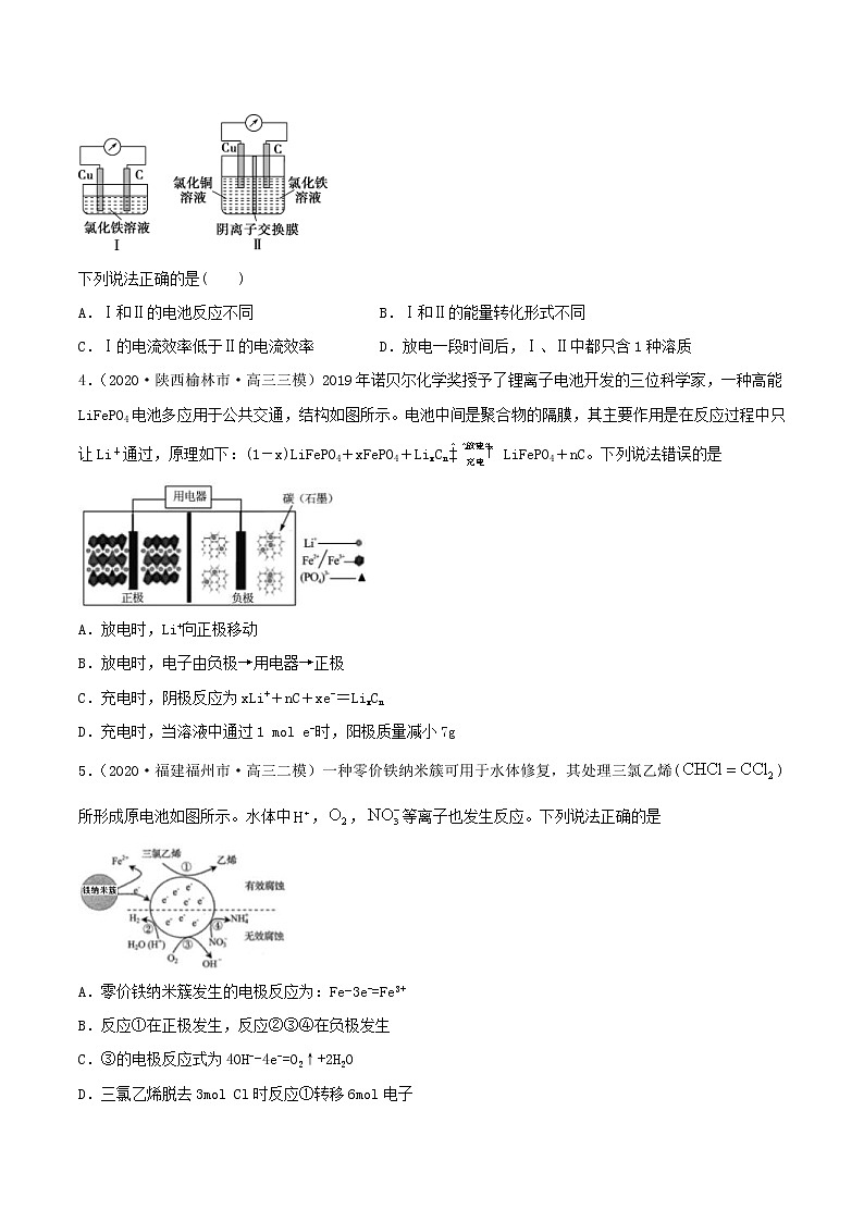 (通用版)高考化学一轮复习讲练测第18讲 原电池 化学电源(精练)(原卷版)第2页