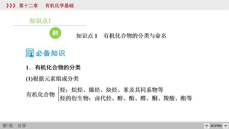 高考化学一轮复习课件第12章第1讲 认识有机化合物(含解析)第8页