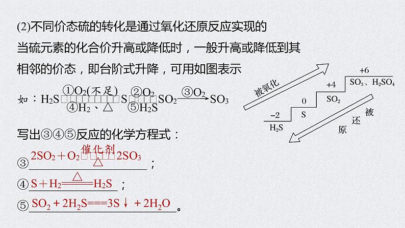 2022年高考化学一轮复习课件 第4章 第22讲 硫及其化合物的相互转化 (含解析)第7页