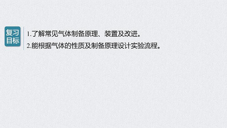 2022年高考化学一轮复习课件 第4章 第25讲 常见气体的实验室制备、净化和收集 (含解析)第2页