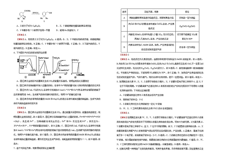 (新高考)高三化学第三次模拟考试卷(三)(2份打包,解析版+原卷版,可预览)02