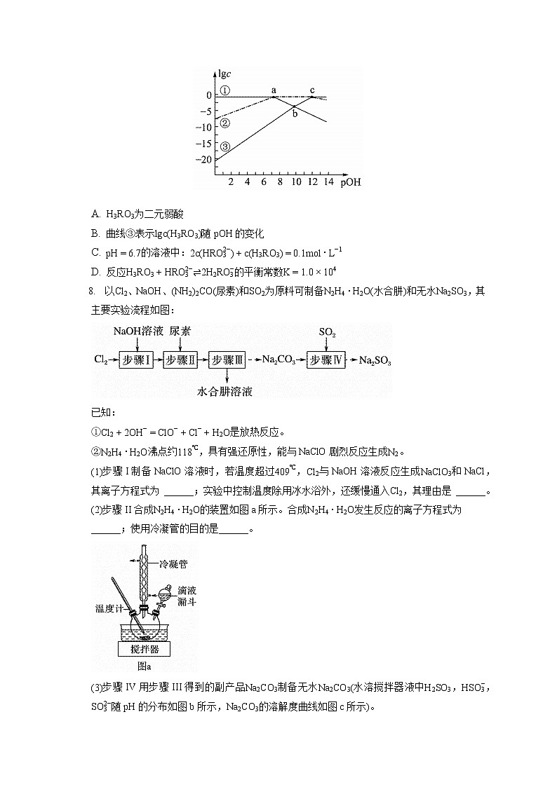 2021-2022学年山西省运城市高三(上)期末化学试卷( 含答案解析)第3页