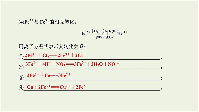 (通用版)高考化学一轮复习课件第三章金属及其化合物第3节考点2Fe2+与Fe3+的性质及检验 (含解析)06