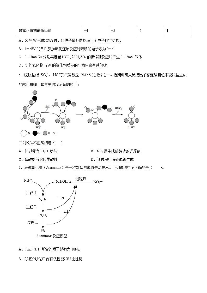 2022年高考化学一轮复习高频考点集训专题07 物质结构 元素周期律(原卷版)第2页