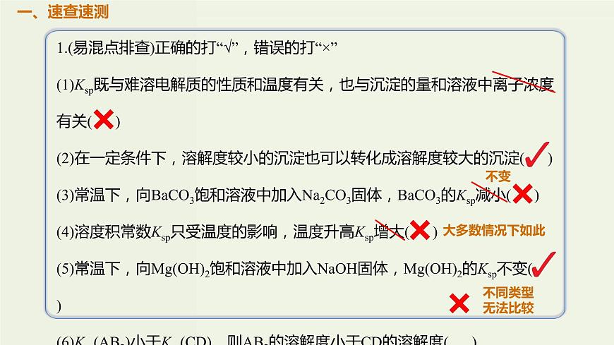 2020版高考化學(xué)一輪復(fù)習(xí)考點(diǎn)備考課件8.4.2沉淀溶解平衡常數(shù)及其應(yīng)用 (含解析)第2頁(yè)