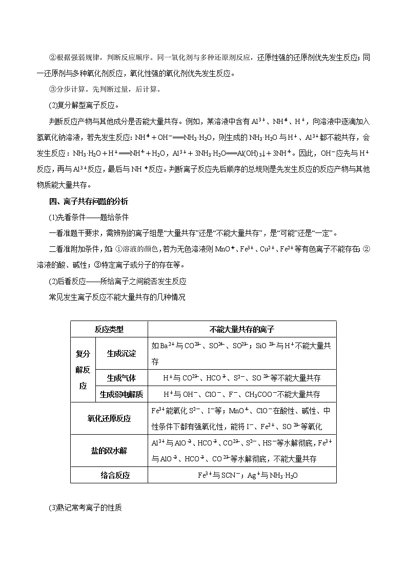 高考化学必背知识与解题秘籍手册模块1.4 溶液中的离子反应第2页