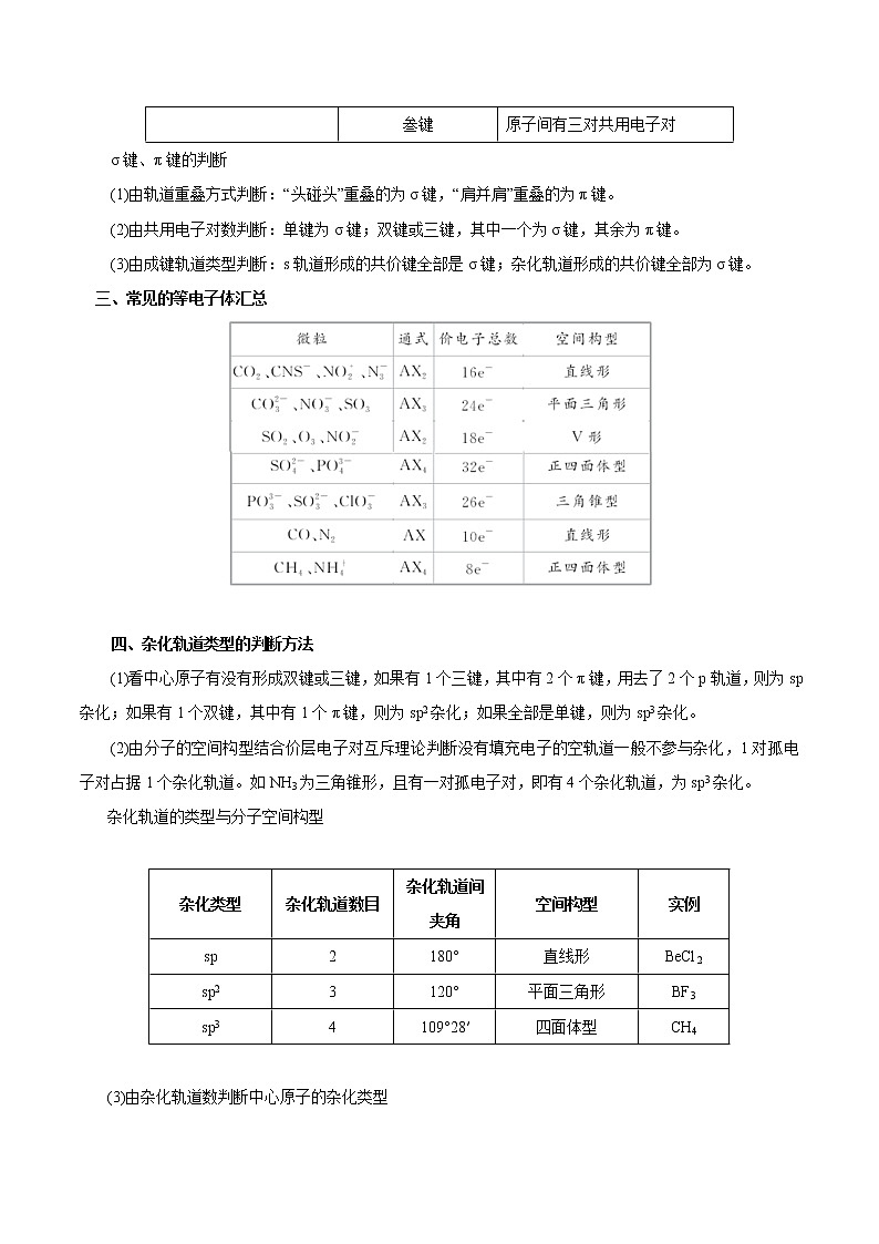 高考化学必背知识与解题秘籍手册模块1.8 物质结构和性质(选考)第2页