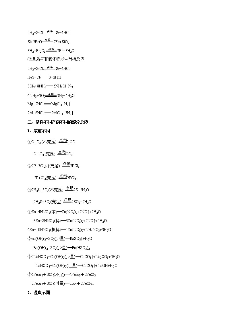 高考化学必背知识与解题秘籍手册模块2.5 中学化学特征反应与常见气体性质第3页
