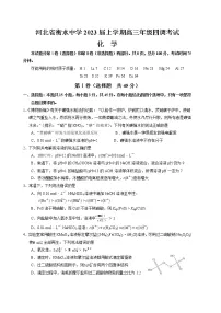 河北省衡水中学2022-2023学年高三上学期高考四调考试化学试题（含答案）